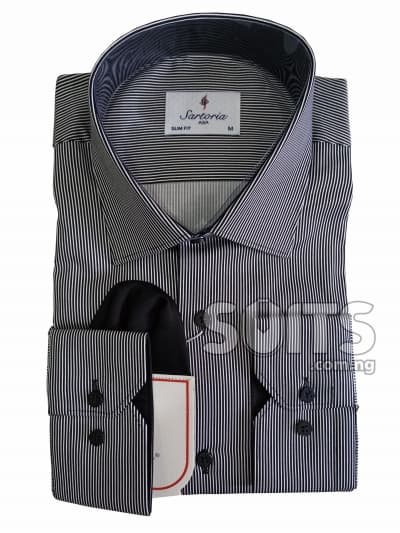 Black and white pin striped Shirt