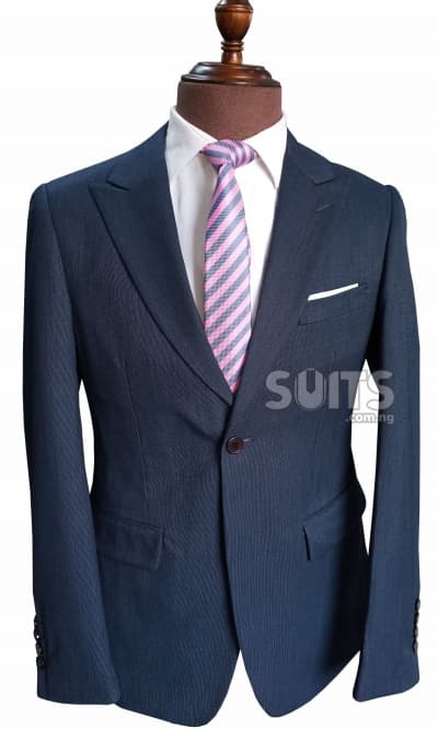 Light Navyblue hidden striped Suit by Pabbucci