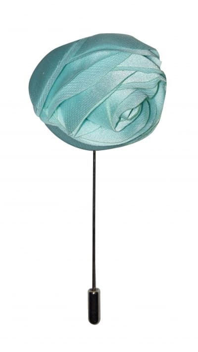 Sky Blue Lapel Rose