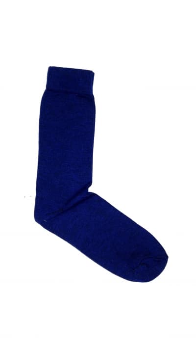 Plain Royal Blue Sock