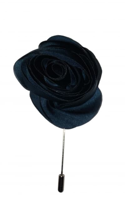 Black Lapel Rose/Flower