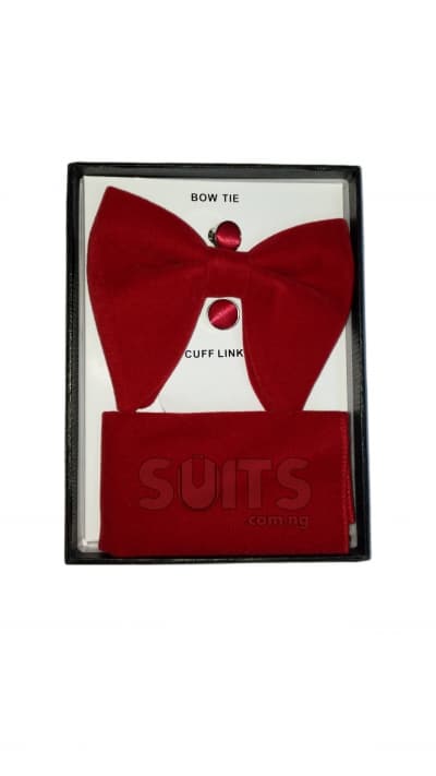 Red Butterfly Design Bow Tie