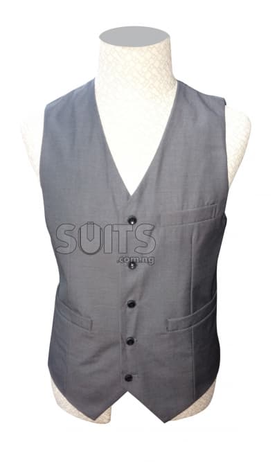 Plain Grey Waistcoat
